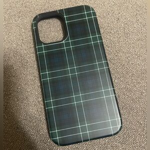 ✨Casely✨ Plaid Green and Navy iPhone 12 Pro Max case